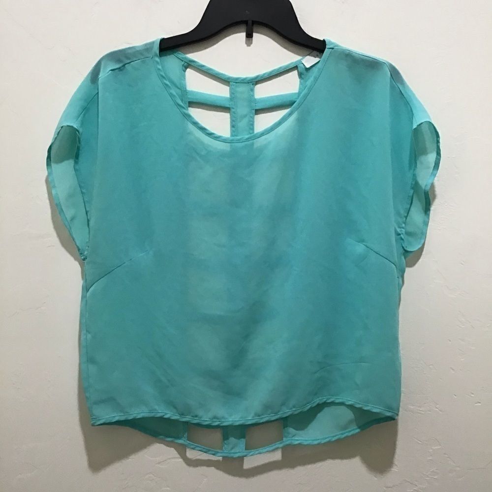 Lush sheer blouse, XS, EUC